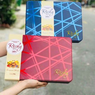 Richy Hộp Thiếc Chữ Nhật 500g
