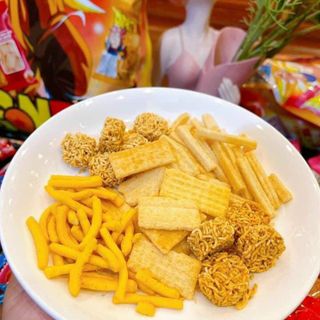 Bim bim, snack ăn vặt mix vị khổng lồ 7 viên ngọc rồng Son Goku mẫu mới (tặng kèm quà)