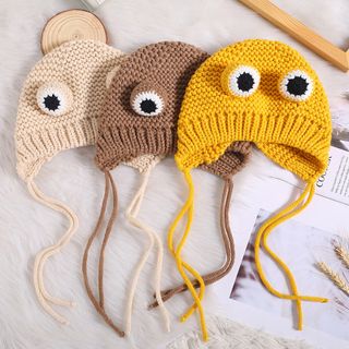Mũ len trẻ em hình ếch Hàn Quốc