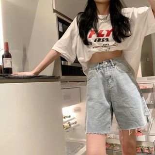 Quần ngố jean nữ size đại Ms51,52 thời trang jean 2Kjean