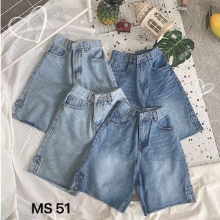 Quần ngố jean nữ size đại Ms51,52 thời trang jean 2Kjean