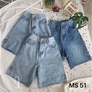 Quần ngố jean nữ size đại Ms51,52 thời trang jean 2Kjean