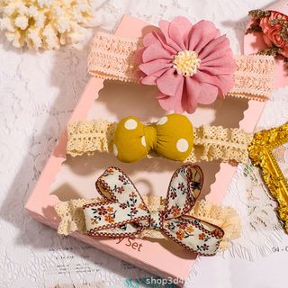 Turban cho bé gái hộp 3c