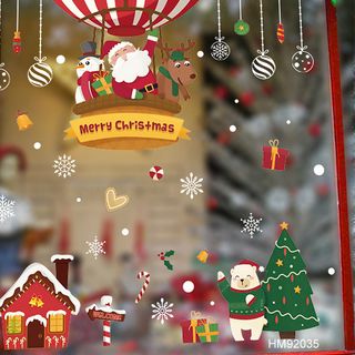 Decal Noel Khinh Khí Cầu– HM92035 giá sỉ