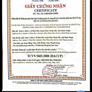 RƯỢU VANG THANH LONG TAZON