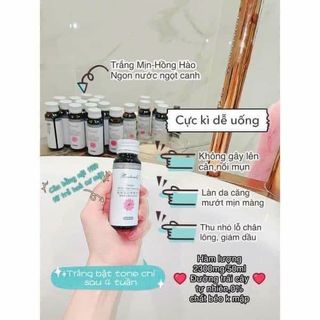 Collagen uống truyền trắng rose beauty