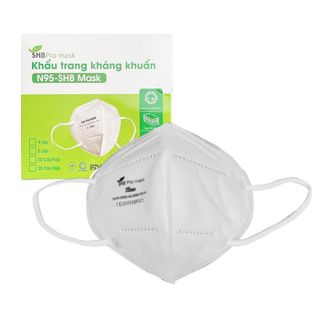 Khẩu trang y tế N95 SHB Pro Mask Người lớn - Không van [hộp 20 cái]