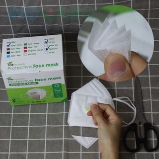Khẩu trang y tế N95 SHB Pro Mask Người lớn - Không van [hộp 20 cái]