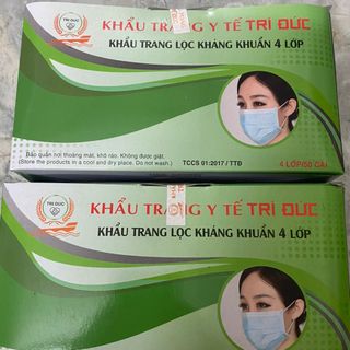 Khẩu trang y tế 4 lớp kháng khuẩn