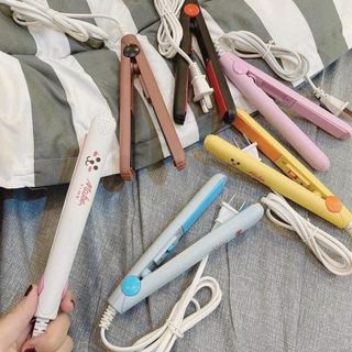 Máy là tóc mini cute kèm hộp nhựa