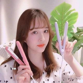 Máy là tóc mini cute kèm hộp nhựa