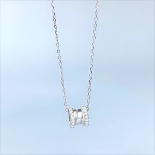 Dây chuyền bạc nữ mặt bánh xe - chất liệu bạc ta cao cấp