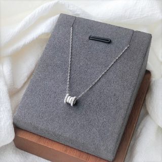 Dây chuyền bạc nữ mặt bánh xe - chất liệu bạc ta cao cấp
