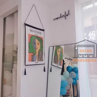 Chữ sắt treo tường phong cách Hàn Quốc