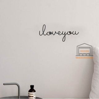 Chữ sắt treo tường phong cách Hàn Quốc