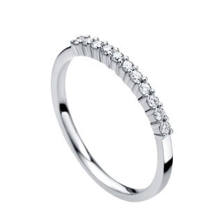 Nhẫn nữ bạc ta cao cấp 1 hàng đá