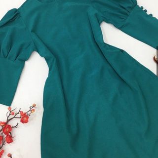 ĐẦM XANH LÍNH TAY NÚT BỌC