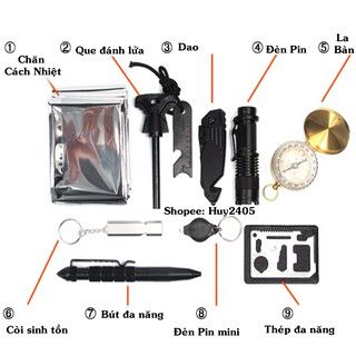 BỘ DỤNG CỤ SINH TỒN 10 MÓN