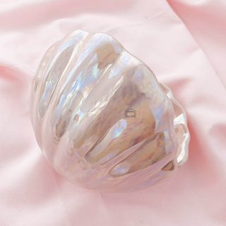 Đèn ngủ để bàn hình ngọc trai đèn màu vàng ấm trang trí