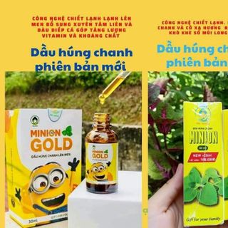 DẦU HÚNG CHANH MINION GOLD