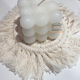 Nến khối tròn hình rubic, nến thơm phòng để bàn trang trí phòng ngủ phòng khách