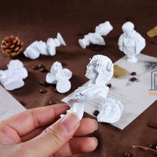 Set 10 tượng thần thoại Hy Lạp mini David trang trí bàn học bàn làm việc giá sỉ