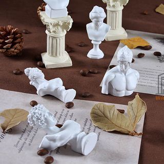 Set 10 tượng thần thoại Hy Lạp mini David trang trí bàn học bàn làm việc
