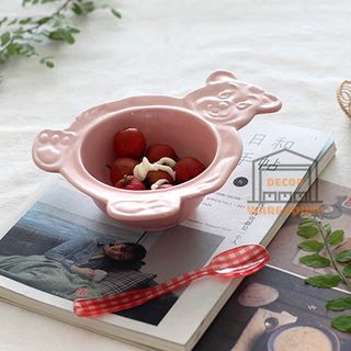 Tô sứ hình gấu Bear đựng thức ăn ngũ cốc dinh dưỡng dễ thương