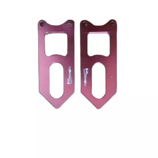 Bộ nẹp gấp nhôm Racing dày 5ly gắn được cho mọi loại xe