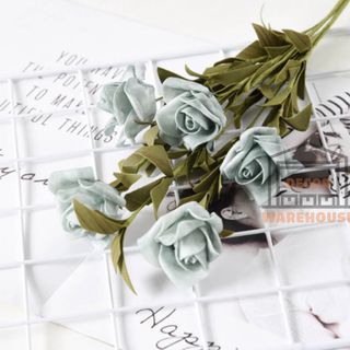 Hoa hồng giả bông hồng trang trí bàn làm việc, bàn học phòng ngủ