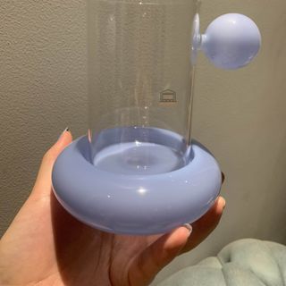 Ly cốc thuỷ tinh quai tròn kèm đĩa 300ml uống trà, cà phê