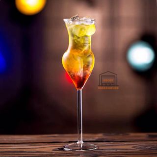 Ly cốc thuỷ tinh 200ml uống rượu, cocktail, pha chế nước uống