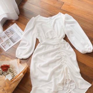 ĐẦM DÂY RÚT TAY 2 MÀU
