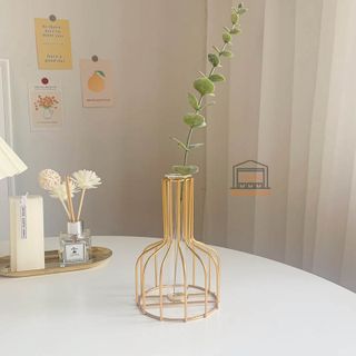 Lọ cắm bông hoa bình hoa ống nghiệm thủy tinh để bàn