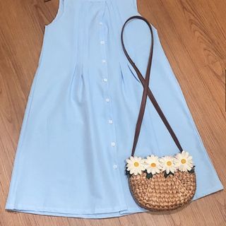 ĐẦM XANH CỔ TRỤ XẾP LI