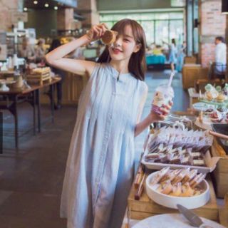 ĐẦM XANH CỔ TRỤ XẾP LI