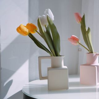 Lọ cắm bông hoa bình hoa sứ phong cách BOHO trang trí bàn