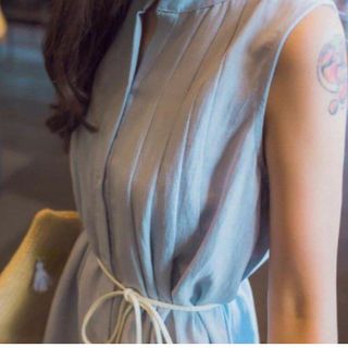 ĐẦM XANH CỔ TRỤ XẾP LI
