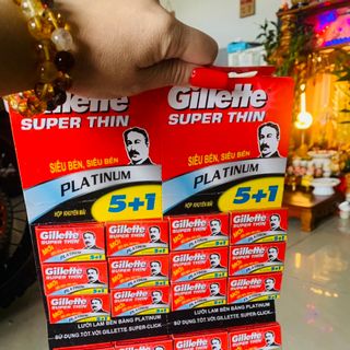 LƯỠI LAM Gillette super thin ( vỉ 20 hộp ) giá sỉ