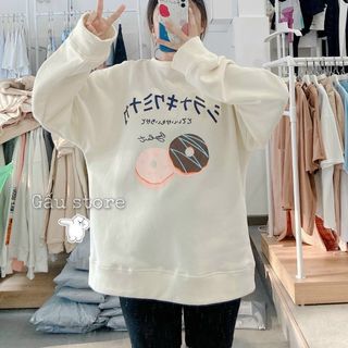 Áo sweater in hình cute, cá tính