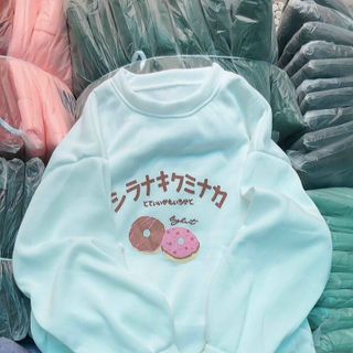 Áo sweater in hình cute, cá tính