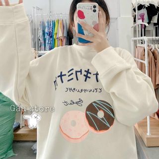 Áo sweater in hình cute, cá tính