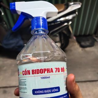 Cồn Bidopha 70 độ chai 1 lít