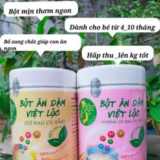 Bột ăn dặm Việt Lộc dinh dưỡng, an toàn