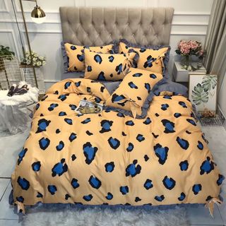 Bộ chăn ga gối cotton hoạt tính phong cách hàn quốc