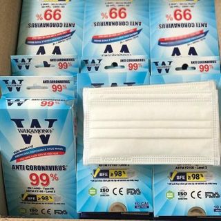 Khẩu Trang Wakamono -99% Diệt Virut Corona