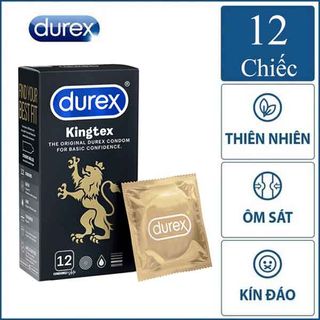 [nhập khẩu Thái Lan có giấy tờ] Bao cao su Durex Kingtex size nhỏ 49mm