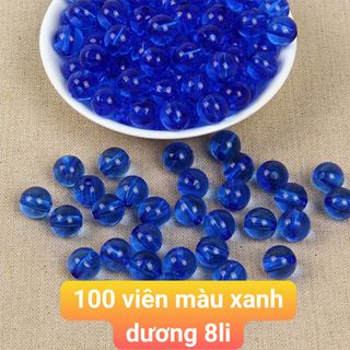 Gói 50 hạt chuỗi và 2 mét cước thun chỉ 10k