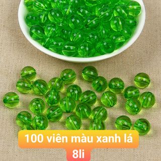 Gói 50 hạt chuỗi và 2 mét cước thun chỉ 10k