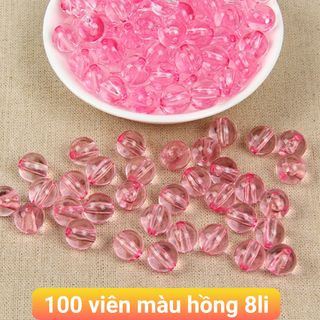 Gói 50 hạt chuỗi và 2 mét cước thun chỉ 10k
